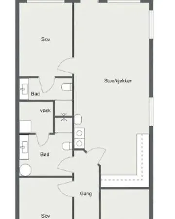 Hemsedal, In Out, Skarsnuten Panorama 55 Appartement *